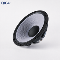 eQP18-032 Haut-parleur de basses professionnel 18 pouces, bobine vocale 100 mm, 93 dB, 8Ω, 43 Hz-3 kHz, 500-1000 W, circuit magnétique 220 mm pour scène/sonorisation