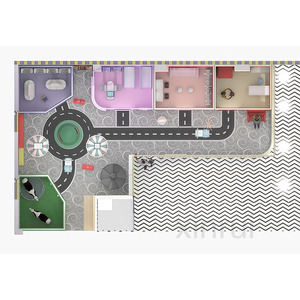 Une ville de jeu fantaisiste moderne pour les enfants dans les centres de jeu, offrant une <span class=keywords><strong>aventure</strong></span> urbaine unique et imaginative. - Product Image 2