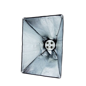 Hot Bán Có Thể Điều Chỉnh 50*70Cm 60*60Cm 4 Ổ Cắm Bóng Đèn Thiết Bị Chụp Ảnh Ánh Sáng Softbox - Product Image 4