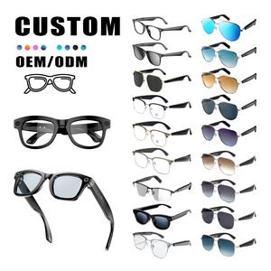 Custom OEM ODM Object Recogni Navigation Driving Cycling Sports Music Live Photo Taking <b>Camera</b> Sunglasses Audio AI Smart Glasses - Product Image 2