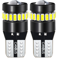 Bombilla Led Falconsight 12V T10 Wedge 3014 18smd, luz de techo de lectura, placa de instrumentos, lámpara T10 3030 W5w 194, Bombilla Led azul blanca T10