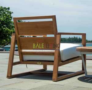 The Cattalina Bali Chair, featuring durable teak wood craftsmanship for garden relaxation and elegant alfresco <b>seating</b> - Product Image 2