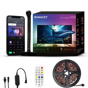 Kit Lampu LED Strip Pintar FEICAN 5m untuk Suasana TV, Sinkronisasi Warna, 5V IP67 Tahan Air, CRI Tinggi 80, Garansi 2 Tahun - Product Image 3