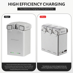 Hub Pengisian Daya <span class=keywords><strong>2</strong></span>-in-1 Amazear untuk Baterai Drone DJI Mini 5 Pro/4 Pro/<span class=keywords><strong>3</strong></span>, Pengisi Daya Cepat Portabel dengan Layar LCD, Aksesoris - Product Image 4