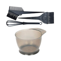 Vente en gros, 16 pièces, bols de teinture en plastique pour Salon de coiffure, outils de coiffure professionnels, ensembles de brosses de teinture