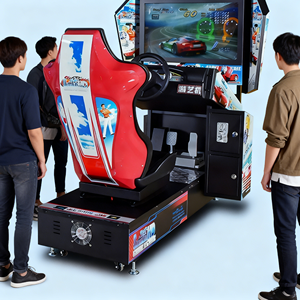 Macchina da Gioco Arcade di Corse Automobilistiche a Gettoni Outrun a Prezzo Economico, Simulatore di Corse Auto ad Alta Velocità - Product Image 2