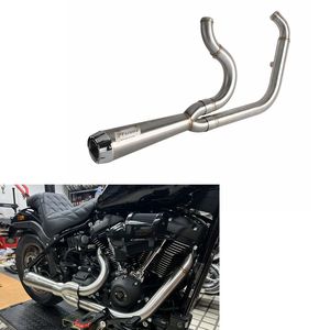 Système d'échappement complet Pazoma Motorcycle 2 en 1 en acier inoxydable 304 pour Softail Low Rider ST FXLRST 117 2022-2025 Fat Bob <span class=keywords><strong>FXFBS</strong></span> - Product Image 1