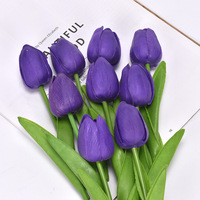 Buket Tulip Plastik Mini Kualitas Tinggi Grosir - Buatan Tangan Realistis Tahan Lama Ramah Lingkungan Paskah