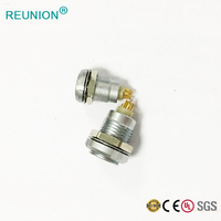 Conector Circular REUNION SCG de Doble Tuerca para Montaje en Panel, Hembra, 2~16 Pines, Pines para Soldar, Pines para PCB, Reemplazo de Batería