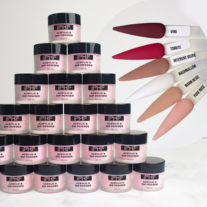 Juego de polvo acrílico con cubierta de etiqueta privada profesional Polvo acrílico de secado lento suave <span class=keywords><strong>rosa</strong></span> de alto pigmento - Product Image 4