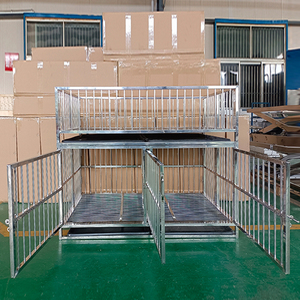 LIZE Cage pour animaux de compagnie intérieure et extérieure en acier inoxydable de qualité très résistante Cages pour chiens de reproduction - Product Image 4