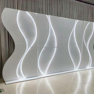 Arche de fond en métal sur mesure FURUN, décoration de mariage, décoration de fête, panneau de fond pour événements - Product Image 5