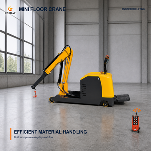 Grúa Móvil Contrapesada de Servicio Pesado de 900 kg, 90 °   Plataforma Giratoria para Trabajos de Elevación en Almacenes - Product Image 5