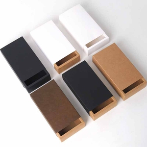 Ready to ship Hard Rigid Cardboard Luxury Sliding Box Gift Sleeve Drawer Box Packaging for gift