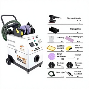 FUNISI F6 Elektrischer Staubsauger Auto-Detailing-Ausrüstung Trockenschleifer Staubfreie Schleifmaschine Schleifstaub-Kollektor - Product Image 1