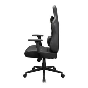 Silla de Oficina Ergonómica con Respaldo Alto, Tapicería de Cuero Sintético de PVC, Imitación Lino, Almohada Lumbar, Correa Ajustable, Reposabrazos 3D - Product Image 4