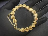 Bracelets à breloques vintage hip-hop pour femmes en acier inoxydable plaqué or 18 carats, idéal pour le dropshipping et les cadeaux