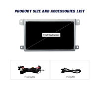 Layar Linux 7 inci Audi Q7 2005-2014 Wireless CarPlay Android Auto 5s Boot Plug&Play Tahan Sistem Dashboard Asli 1 Tahun Garansi