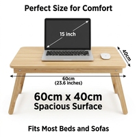 Bett-E-Reader-Tisch Modernes Design Gaming-Nutzung Verstellbar Praktisch OEM Brandneu Tragbarer Klappbarer Holz-Tablettständer