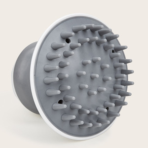 Scalp Care <b>Head</b> Spa Massager Silicone Vibration Brush For Men And Women Hair <b>Styling</b> Tool White - Product Image 3