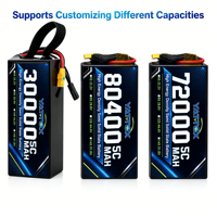 Batterie de drone FPV 6S 10000mAh 16000mAh 22000mAh 60000mAh 10Ah 16Ah 22Ah 60Ah, packs de batteries Lipo semi-solides pour UAV