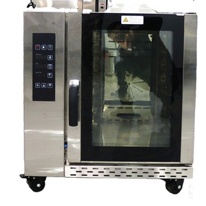 Forno a Convezione Elettrico/a Gas per Ristoranti, Attrezzatura da Panificio con Controllo Digitale Opzionale, 10 Teglie, Portatile - Product Image 2