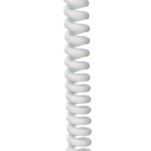 Cable de resorte de 3 núcleos blanco negro 1,5 m 1,8 m negro Cable de extensión de alimentación en espiral retráctil EU de alta calidad - Product Image 3