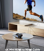 Mini câble HDTV 2.0 20 HD haute vitesse 18Gbps prend en charge 4K 60Hz 3D 1080P 1M 2M 3M 5M 8M 10M pour haut-parleurs moniteurs lecteurs DVD