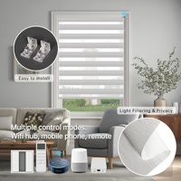 Persiana Enrollable Zebra Moderna Personalizada Allbright con Función Eléctrica Integrada