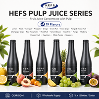 19 Rasa Jus Pulp Berwarna 1L/Botol |   Konsentrat Buah Bubble Tea Bersertifikat HALAL Gudang Rusia Malaysia AS