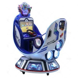 เกมอาร์เคดในร่มสำหรับเด็ก รถมอเตอร์ไซค์ไฟฟ้า แคปซูลหมุนได้ วิดีโอเกม คอนโซลแบบหยอดเหรียญ - Product Image 3