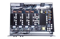 Amplificateur numérique professionnel Mansender série T 1U en métal (classe D) 2-4 canaux 8 ohms, pont, alimentation à commutation douce, 450-2000 W