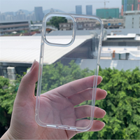 Coque transparente antichoc en TPU souple et écologique pour 14 Pro Max/13 Pro/12 Pro/11/SE 2020 - Design uni