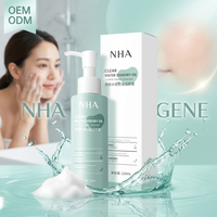 Mousse Nettoyante Visage à l'Avocat et aux Acides Aminés, Hydratante, Nourrissante, Douce, Nettoyante et Lissante pour la Peau, avec Brosse de Massage