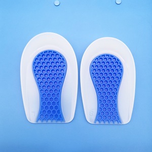 Pour <span class=keywords><strong>Amazon</strong></span> Sports et Confort Semelles <span class=keywords><strong>Silicone</strong></span> Gel Talon Coussins pour Soins Des Pieds Chaussures Pad - Product Image 1