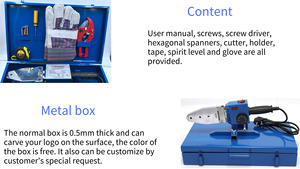 Ống Nhựa Nhiệt Fusion Máy Hàn/Ống PPR Hàn Sưởi Ấm Máy/Nhựa PPR Ống Thợ Hàn - Product Image 4