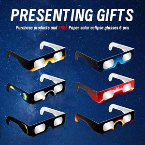 Gafas navideñas 3D, especificaciones navideñas, transforman las luces en una imagen mágica de copo de nieve, gafas de difracción de impresión personalizada - Product Image 5