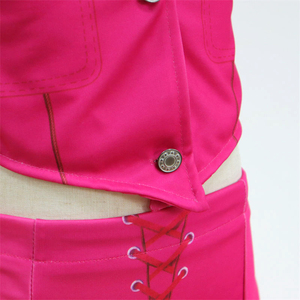 جديد وردة حمراء تانك أعلى السراويل مضيئة الاطفال الأميرة فيلم زي تأثيري الفتيات مجموعات الملابس - Product Image 5