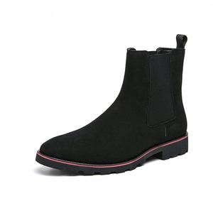 Nouveauté, chaussures pour hommes de grande taille, bottes courtes décontractées, bottes Chelsea en daim en stock - Product Image 6