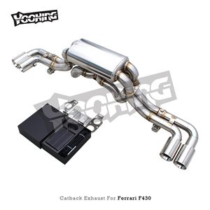 Sistema di scarico valvolato sportivo personalizzato per <span class=keywords><strong>Ferrari</strong></span> F430 Spider/coupé 4.3 sezione posteriore 2005-2009 prestazioni con telecomando - Product Image 6
