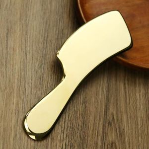 Pala de latón, tablero de raspado, herramienta Universal de Metal antibacteriano para masaje de pies, dragado de cuerpo entero y alivio de los ganglios linfáticos del cuello - Product Image 1