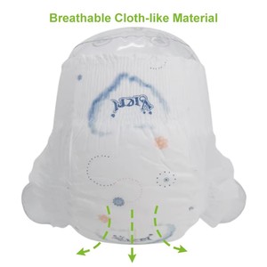 Coton magique respirant Stocks bon marché Prix bas toutes les tailles disponibles Prix négociable Couches jetables pour bébé de grade B - Product Image 6