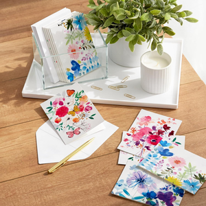 Cartes de voeux vierges de conception de fleur d'<span class=keywords><strong>aquarelle</strong></span> pour les enseignants de la fête des mères et les amis fabriqués à partir de papier de qualité - Product Image 5