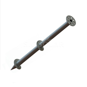 Poteau de fondation solaire hélicoïdal, ancre de terre, vis de fondation - Product Image 5