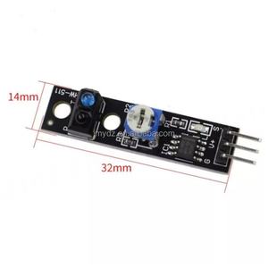 Module de capteur de suivi de ligne TCRT5000, 3 broches, capteur infrarouge à réflexion, interrupteur de suivi, module d'évitement d'obstacles KY-033 - Product Image 3