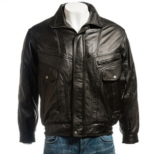 <b>Men</b> High Quality Black <b>Leather</b> <b>Jacket</b> / <b>Leather</b> <b>Jacket</b> For <b>Men</b> 2025 <b>GENUINE</b> <b>Leather</b> Winter <b>Jackets</b> - Product Image 2