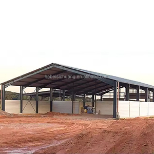 Cobertizo de bajo precio Kit de almacenamiento Hangar Préfabriquée 200m2 Estructura de acero Almacén - Product Image 2