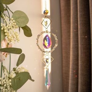 Grosir kristal penangkap matahari alami kualitas tinggi dekorasi rumah liontin kristal penangkap matahari kristal hati kupu-kupu - Product Image 3