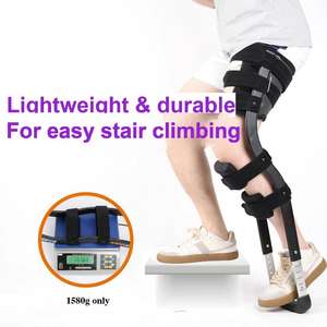 Bastón y Soporte de Pierna Ajustable de Aluminio con Soporte Médico para la Rodilla - Ayuda de Movilidad Ligera y Duradera para Rehabilitación - Product Image 4