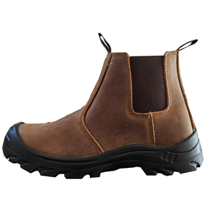 Botas de trabajo de seguridad de construcción con punta de acero para coser a máquina de 6 "de cuero de Caballo <span class=keywords><strong>loco</strong></span> de moda china de alta calidad de 6" - Product Image 2